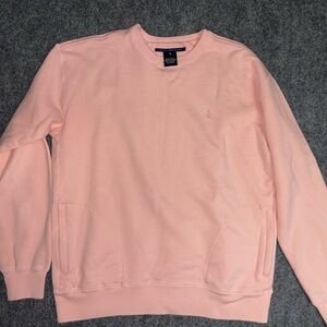 Ralph Lauren Golf Pink Crewneck Sweatshirt Small 100% Cotton Y2K Pullover